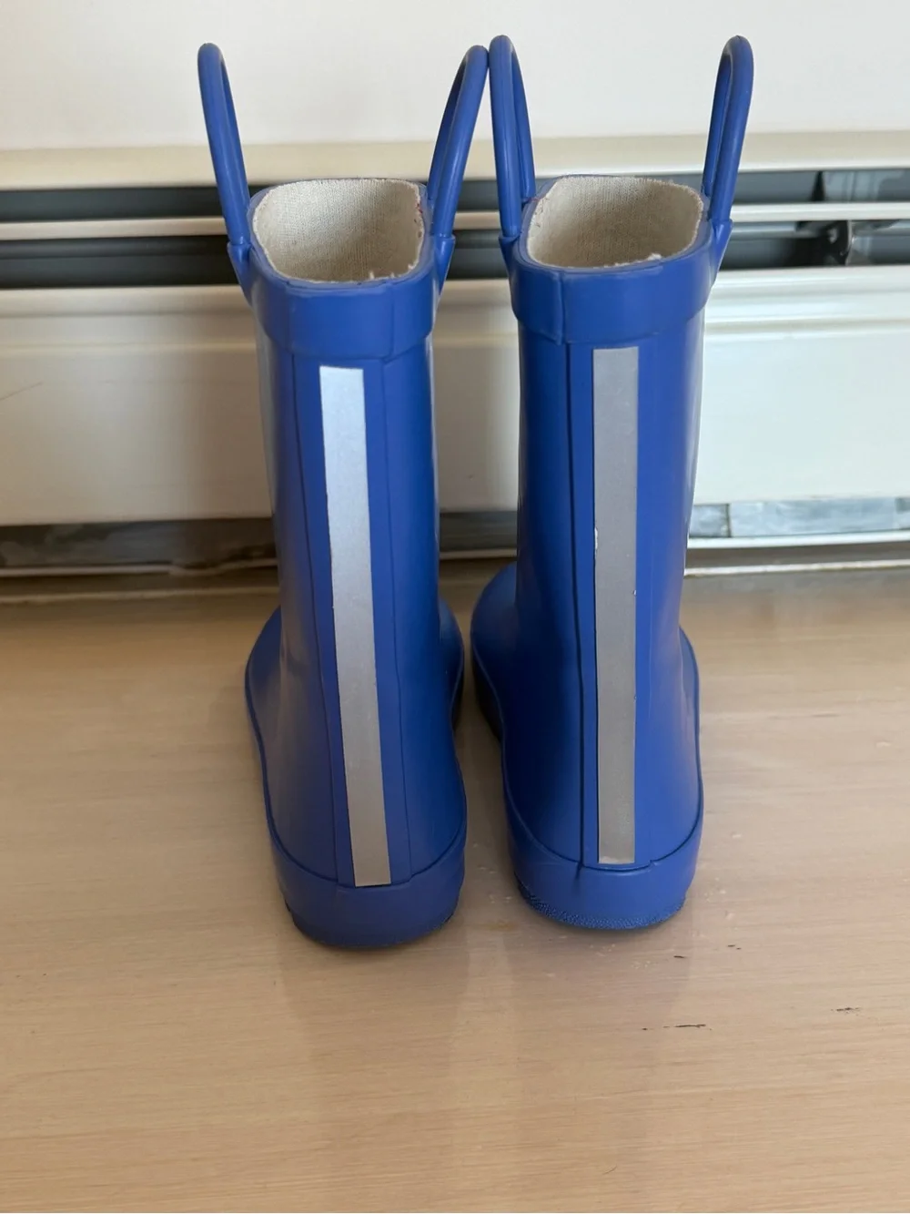 Bundle Two Pairs Boys Rainboots Size 11C Blue Yellow
